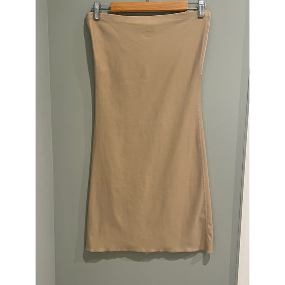 Spanx by Sara Blakely Beige Smoothing Slip Dress Womens L / Large - Picture 3 of 5